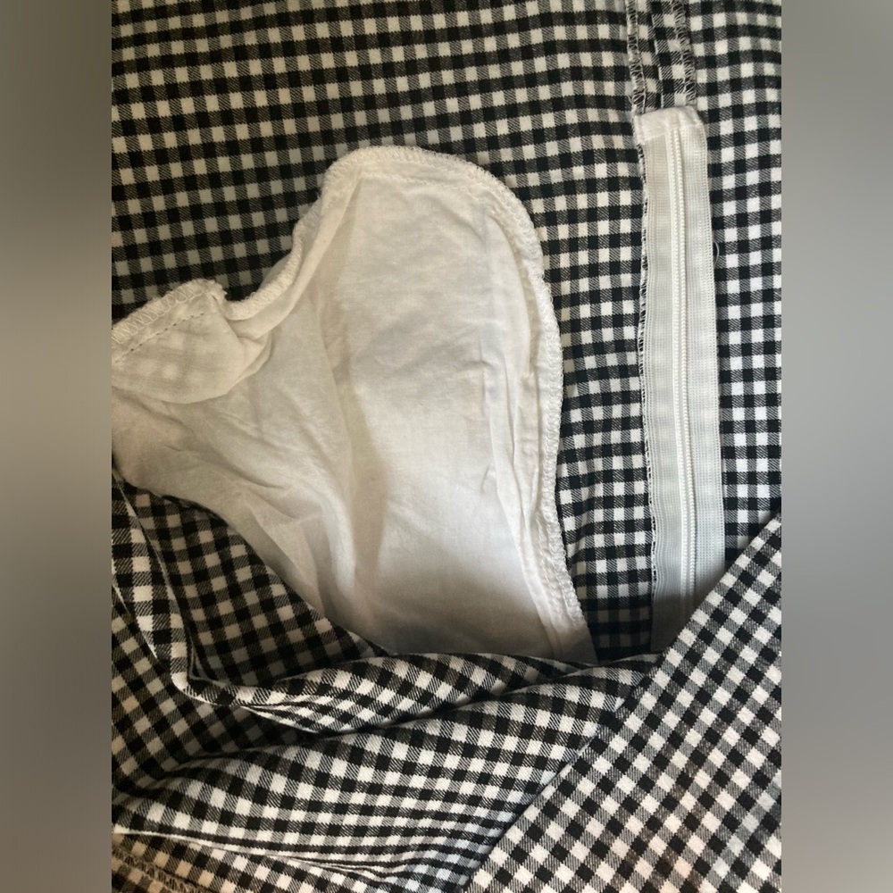 URBAN OUTFITTERS 🔘 Classic Black and White Checkered mini skirt 🔘 large - Picture 6 of 9